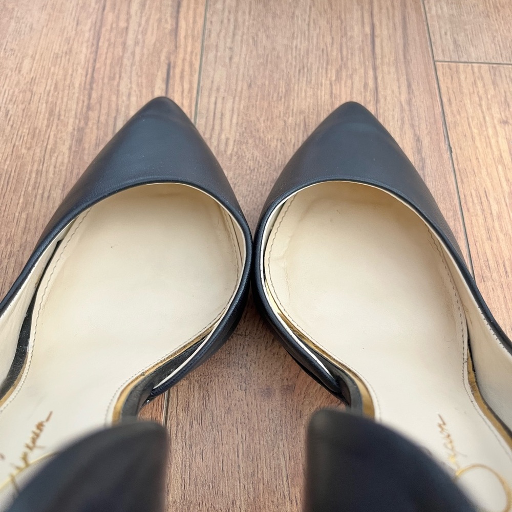 Jessica Simpson Black Prizma D’Orsay Pointed Toe Heel (Size 8.5) - Picture 6 of 9